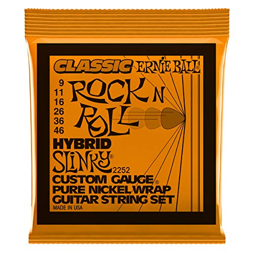 HYBRID SLINKY CLASSIC ROCK N ROLL PURE NICKEL WRAP ELECTRIC GUITAR STRINGS 1