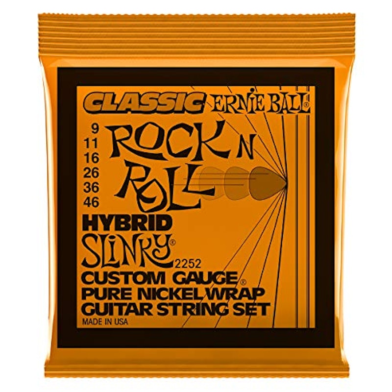 HYBRID SLINKY CLASSIC ROCK N ROLL PURE NICKEL WRAP ELECTRIC GUITAR STRINGS 1
