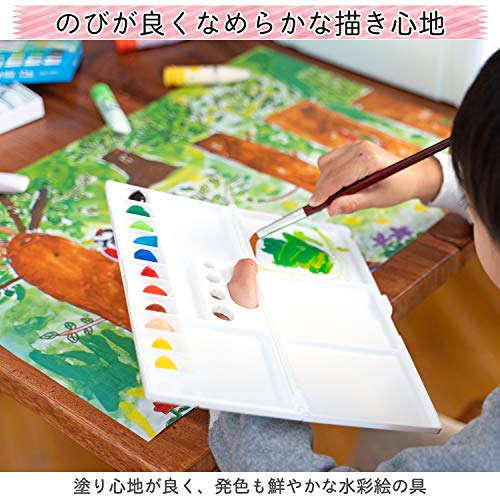 マット水彩24色 ポリチューブ入り 3
