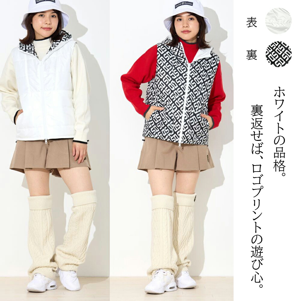 中綿あったかベストリバーシブル 4