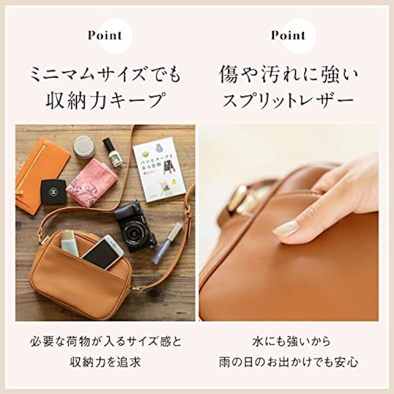 コンパクトレザーミニショルダーバッグ 5