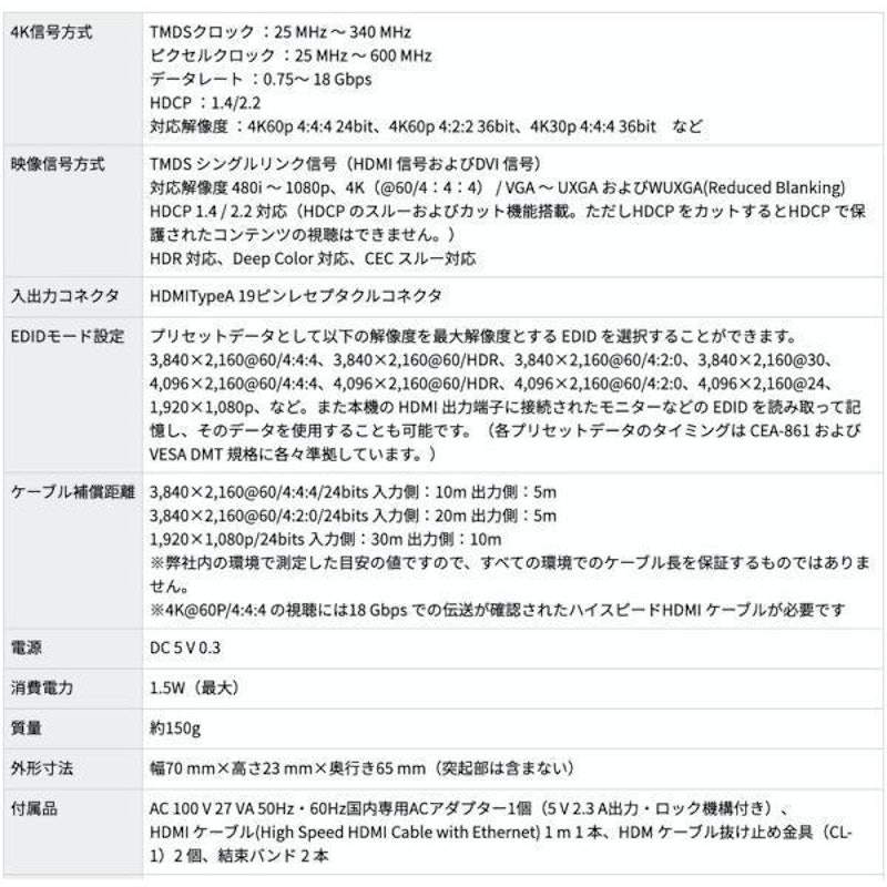 HDMIプラグアンドプレイ エミュレーター 4