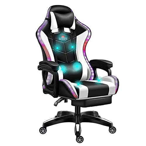 ライトアップマッサージゲーミングチェア 1