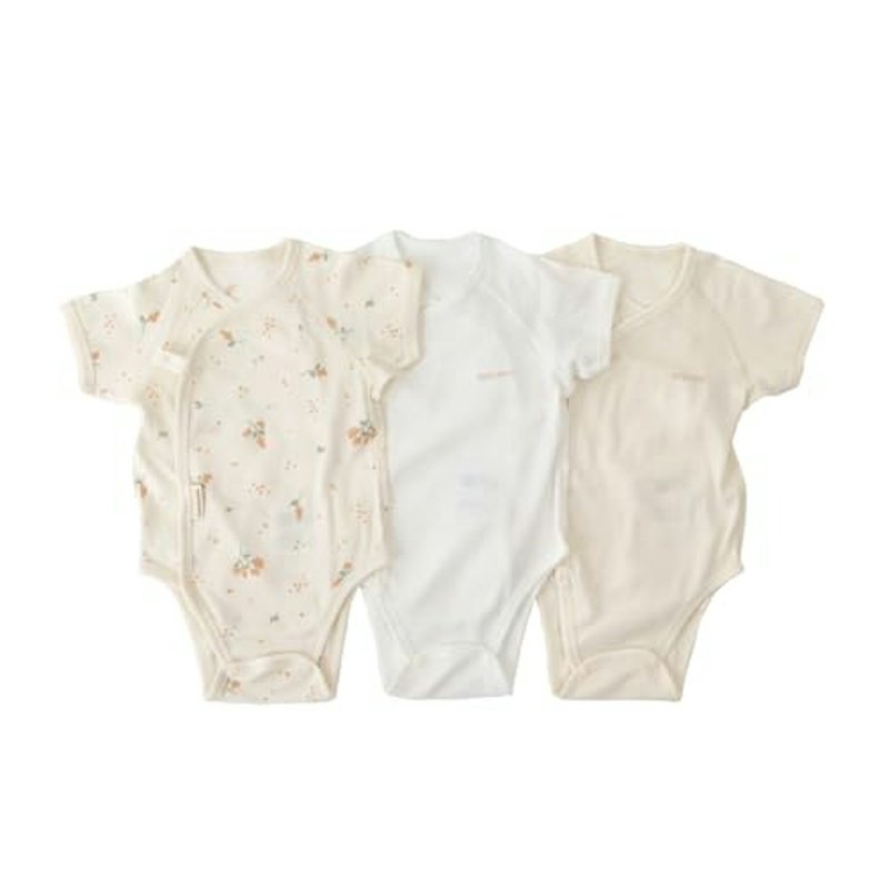 ベビー肌着 肌着 ロンパース 3枚組 1