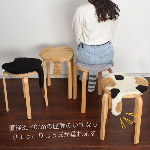 チェアパッド ネコのしっぽ 3