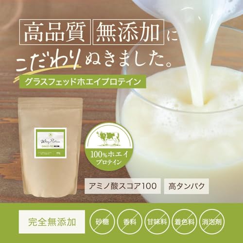グラスフェッドホエイプロテイン プレーン味 2