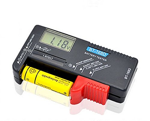 バッテリーチェッカー 電池チェッカー 電池残量測定器 電池の残量チェック　1個 - 2