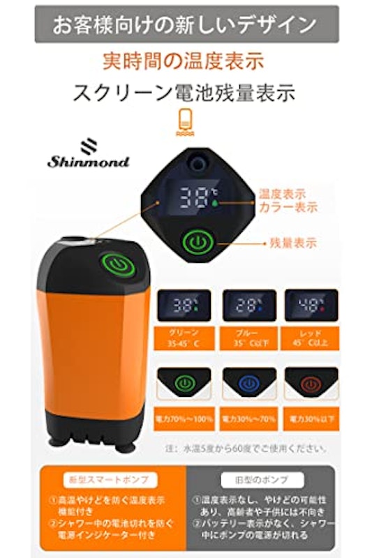 shinmond ポータブルシャワー 3
