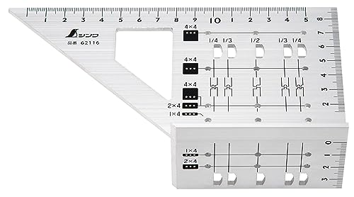 2×4止型定規 アルミ 1