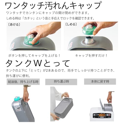 家庭用石油ファンヒーター 4