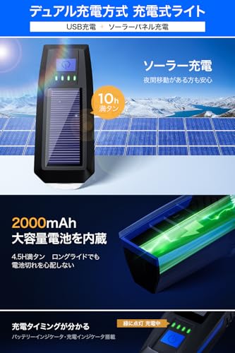 自転車ヘッドライト 4