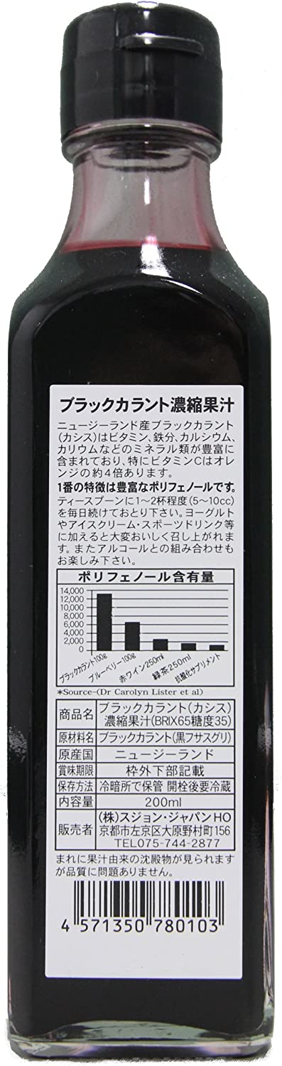 ブラックカラント濃縮果汁 2