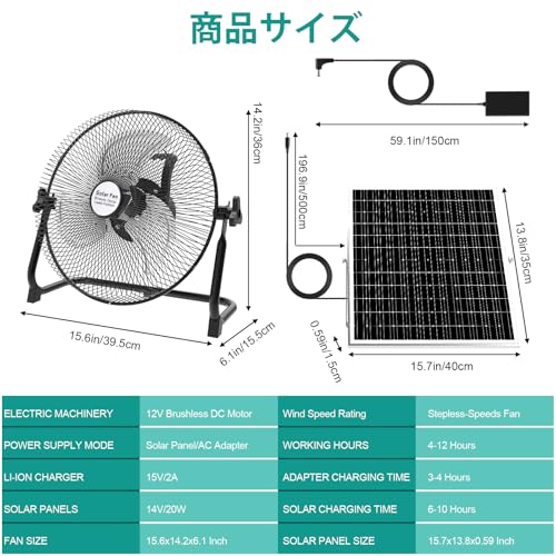 ソーラー扇風機 2