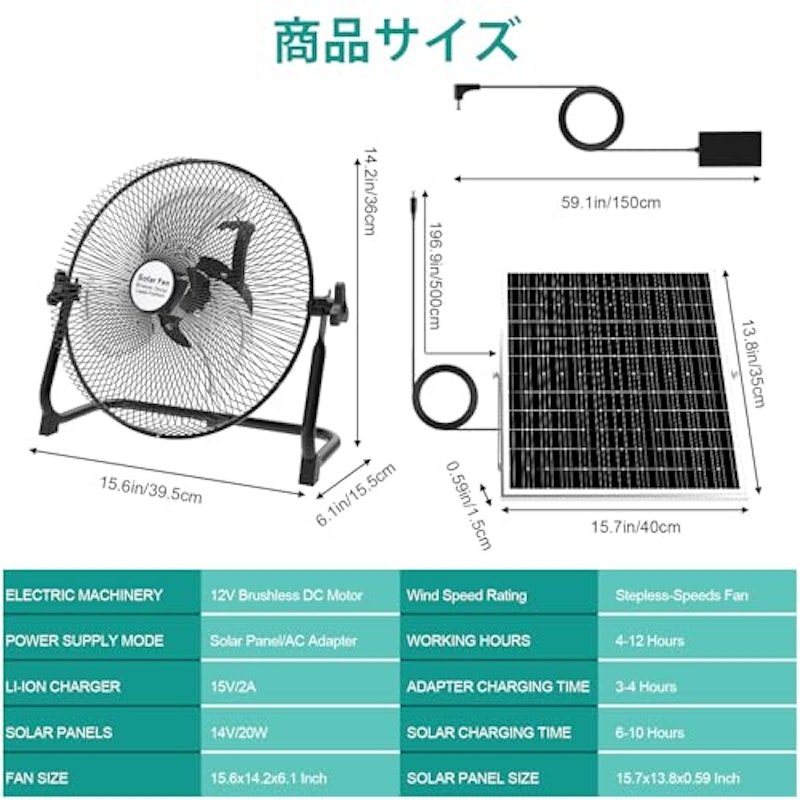 ソーラー扇風機 2