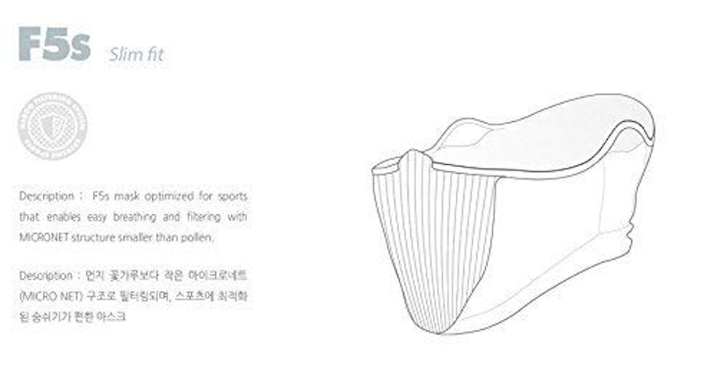 花粉対応スポーツ用フェイスマスク 5
