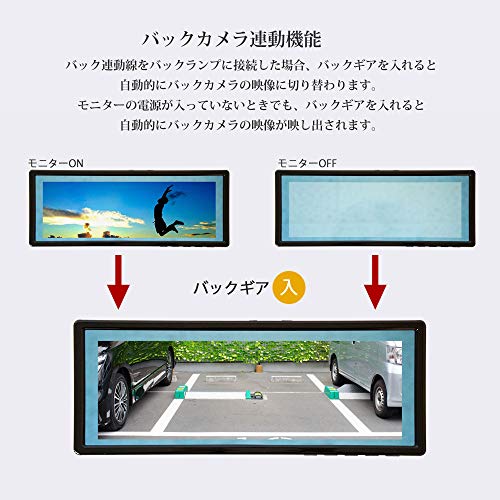 バックミラーモニター セット 5