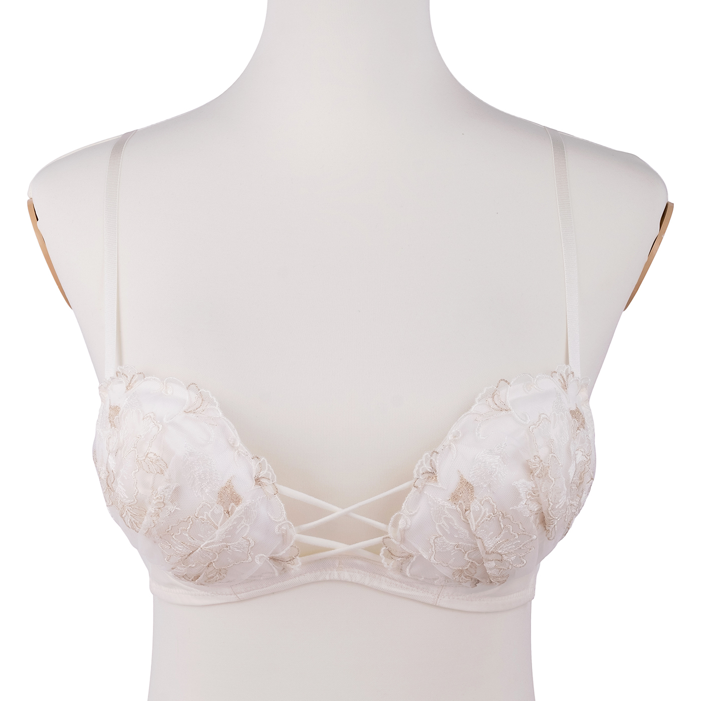 【新品タグ付】パルファージュ　フロントエックスブラ　ショーツ　キャミソール　BR ◇新品タグ付き PARFEGE パルファージュ キャミソール＆ショーツ レース◇