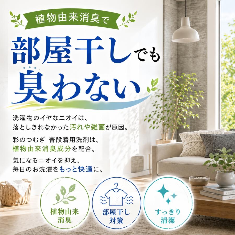 彩のつむぎ 普段着用洗剤 3