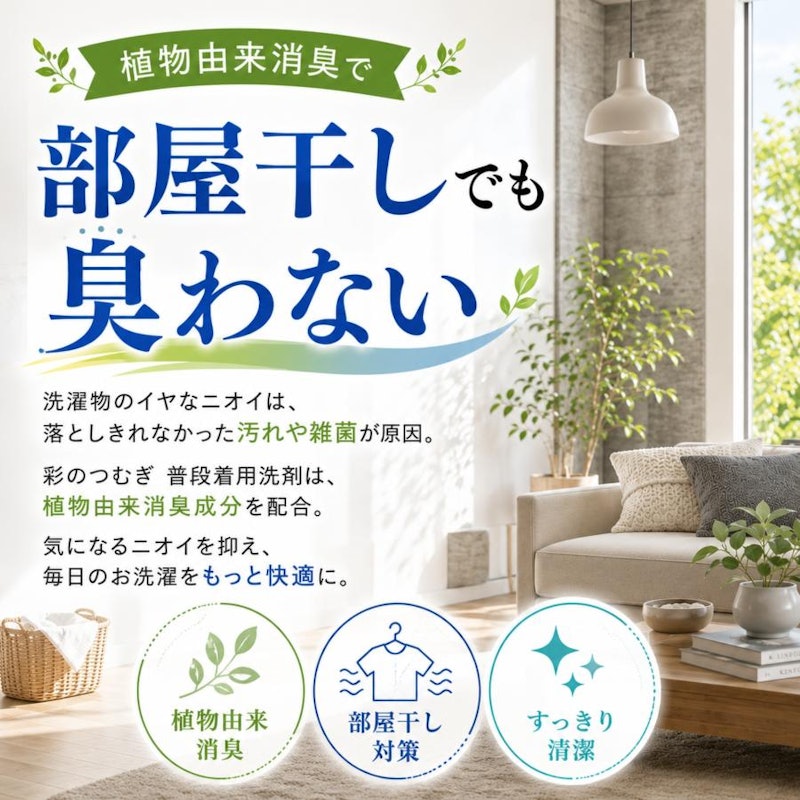 彩のつむぎ 普段着用洗剤 3