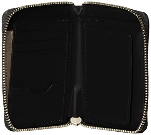 【新品】お値下げ！マーガレットハウエル黒レザージッパーコンパクト財布MHL 新品】お値下げ！マーガレットハウエル黒レザージッパー
