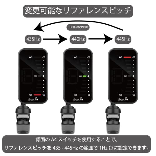 充電式クリップチューナー 8