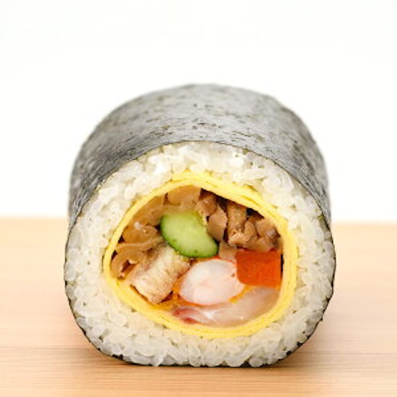 鯛と柚子の丸かぶり寿司 2