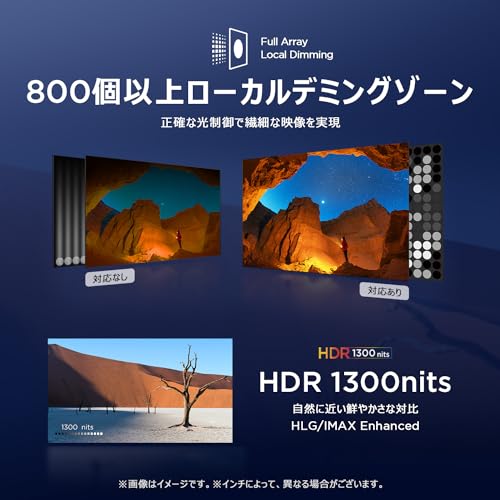 4K量子ドットMini LED 液晶テレビ 6