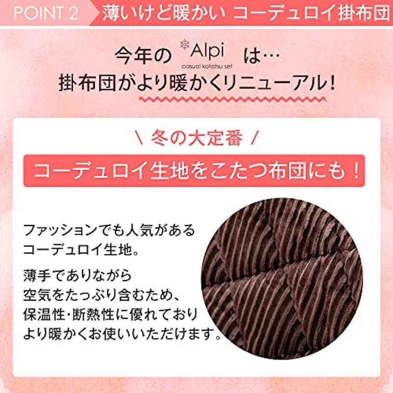 こたつ 2点セット 5