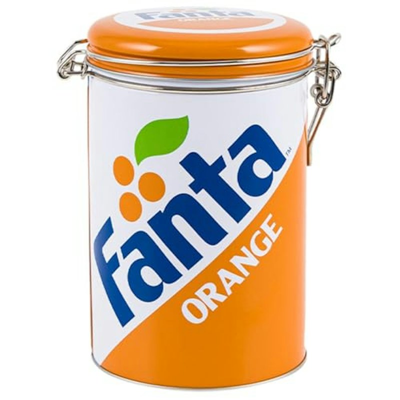 ファンタオレンジ キャニスター ラウンド 缶 小物入れ 1