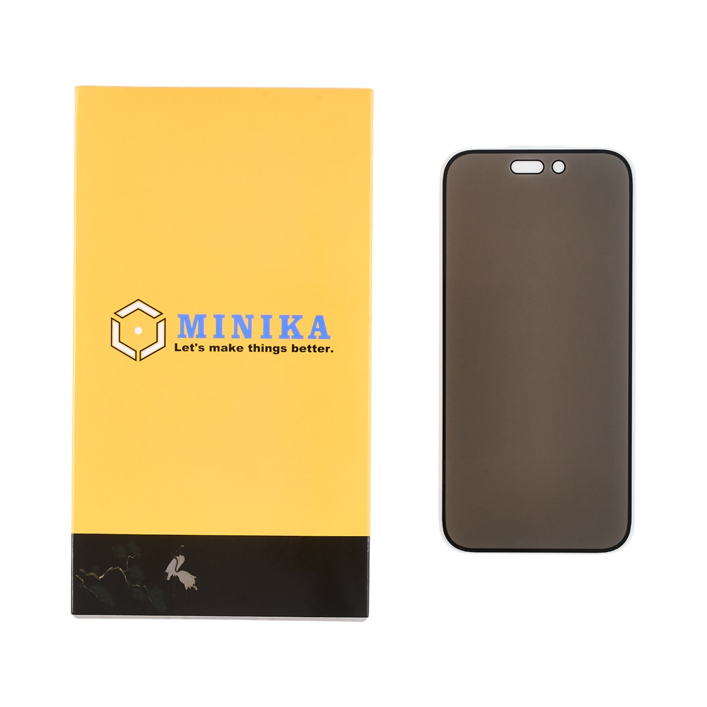 MINIKA アンチグレア + のぞき見防止 ガラスフィルムを検証レビュー