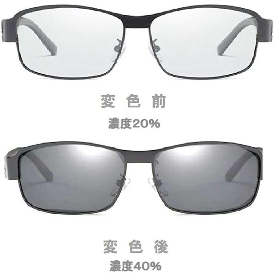 REONAS 偏光＋調光 サングラス 3