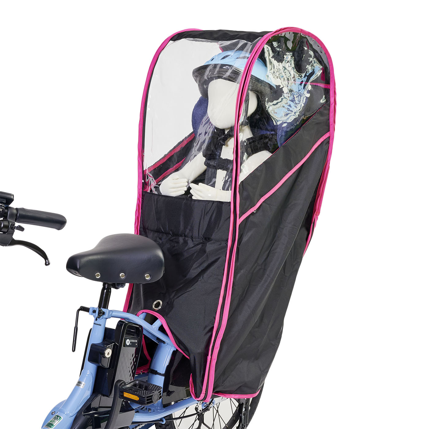 自転車　レインカバー　チャイルドシート　リア リアチャイルドシート用レインカバー（後部座席専用チャイルドシート
