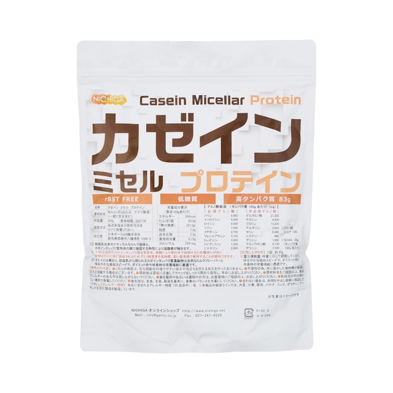 カゼイン ミセル プロテイン 1