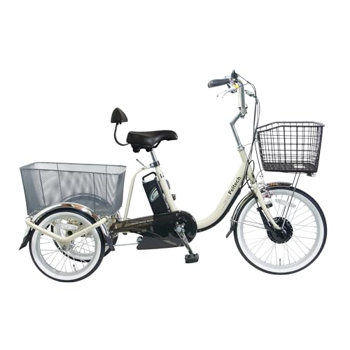 電動アシスト三輪車背もたれ付き 1