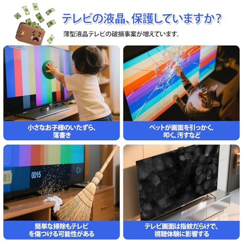 43インチ用テレビ保護パネル 2