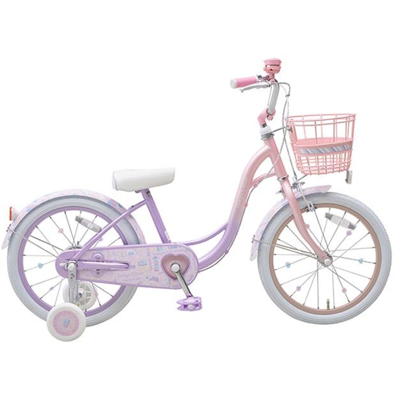 Ravi 18インチ 子供用自転車 ラベンダー 18インチの女子向け自転車の Ravi 18インチ 子供用自転車 ラベンダー 18インチの女子向け自転車の