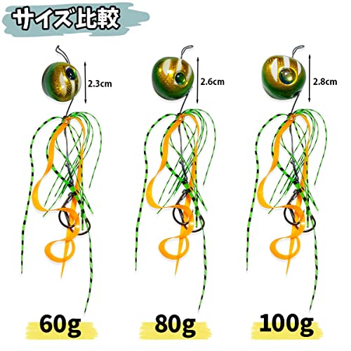 誘導式タイラバ タイラバルド 4色セット 2