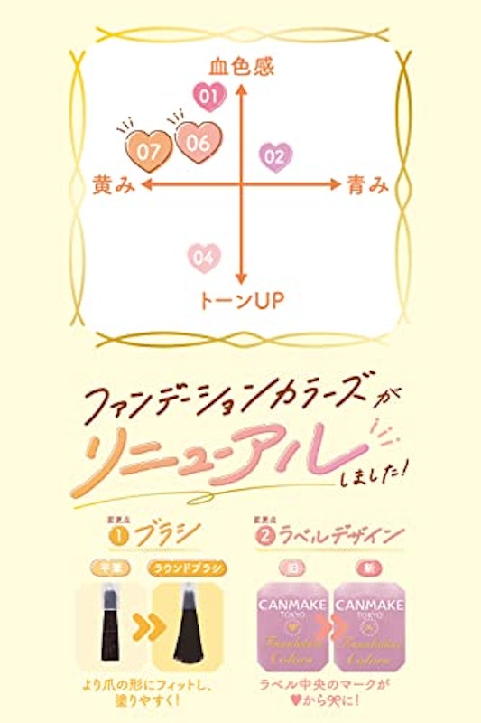ファンデーションカラーズ 3