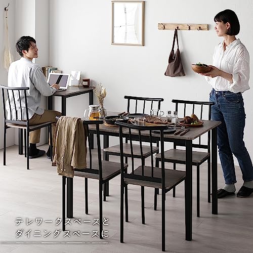 アイリス ダイニングテーブルセット 4点セット STDSET-4 オーク