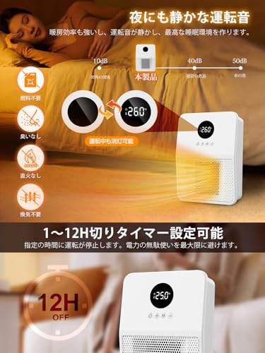 壁掛け式電気ヒーターのおすすめ人気ランキング【2025年