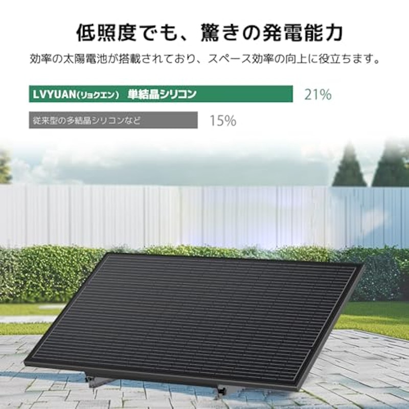 単結晶ソーラーパネル 5