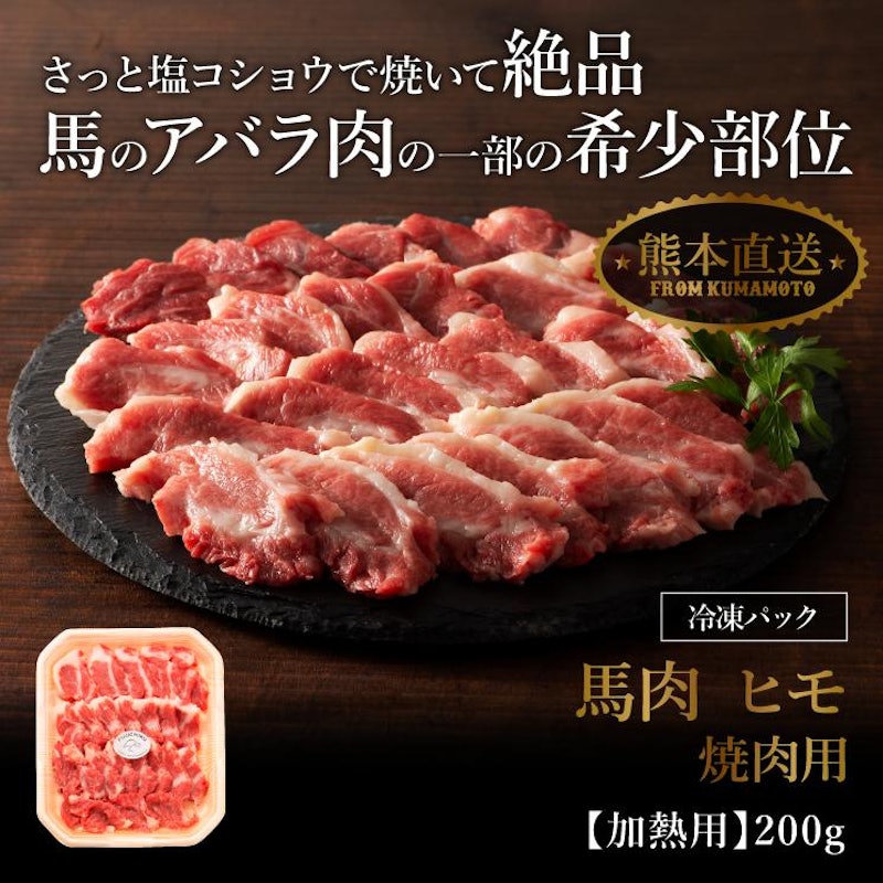 馬バラヒモ焼肉用スライスパック 2