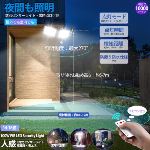 LEDセンサーライト 2