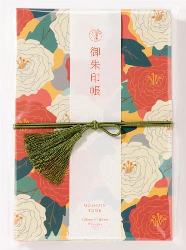 Amazon | 高知製本 見開き御朱印帳 白地に唐草文様 京都西陣金襴