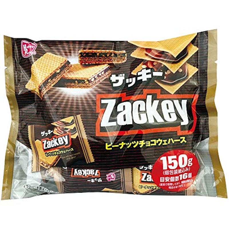 ザッキー ピーナッツチョコ ウエハース 1