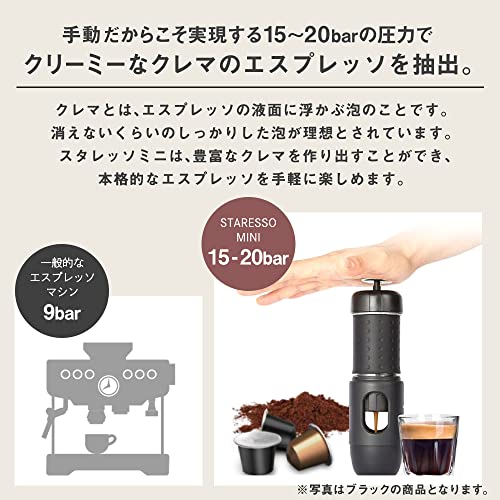 新品 PRESSO プレッソ 手動式エスプレッソメーカー エスプレッソマシン Amazon | ROK Presso 手動エスプレッソメーカーセット