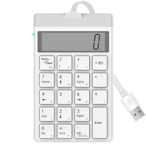 有線テンキー付き電卓 1