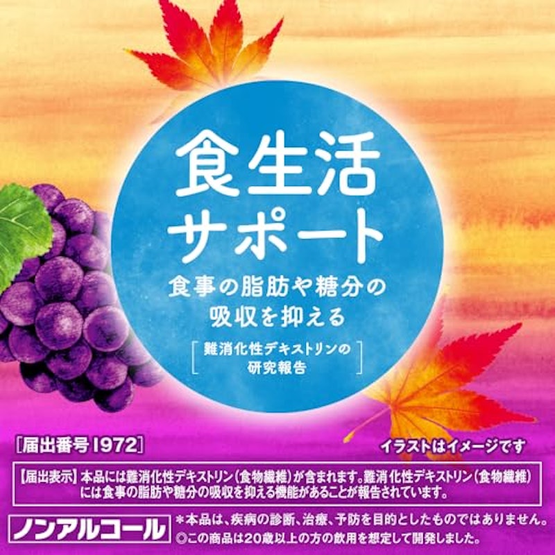 食生活サポートぶどうサワーノンアルコール 3
