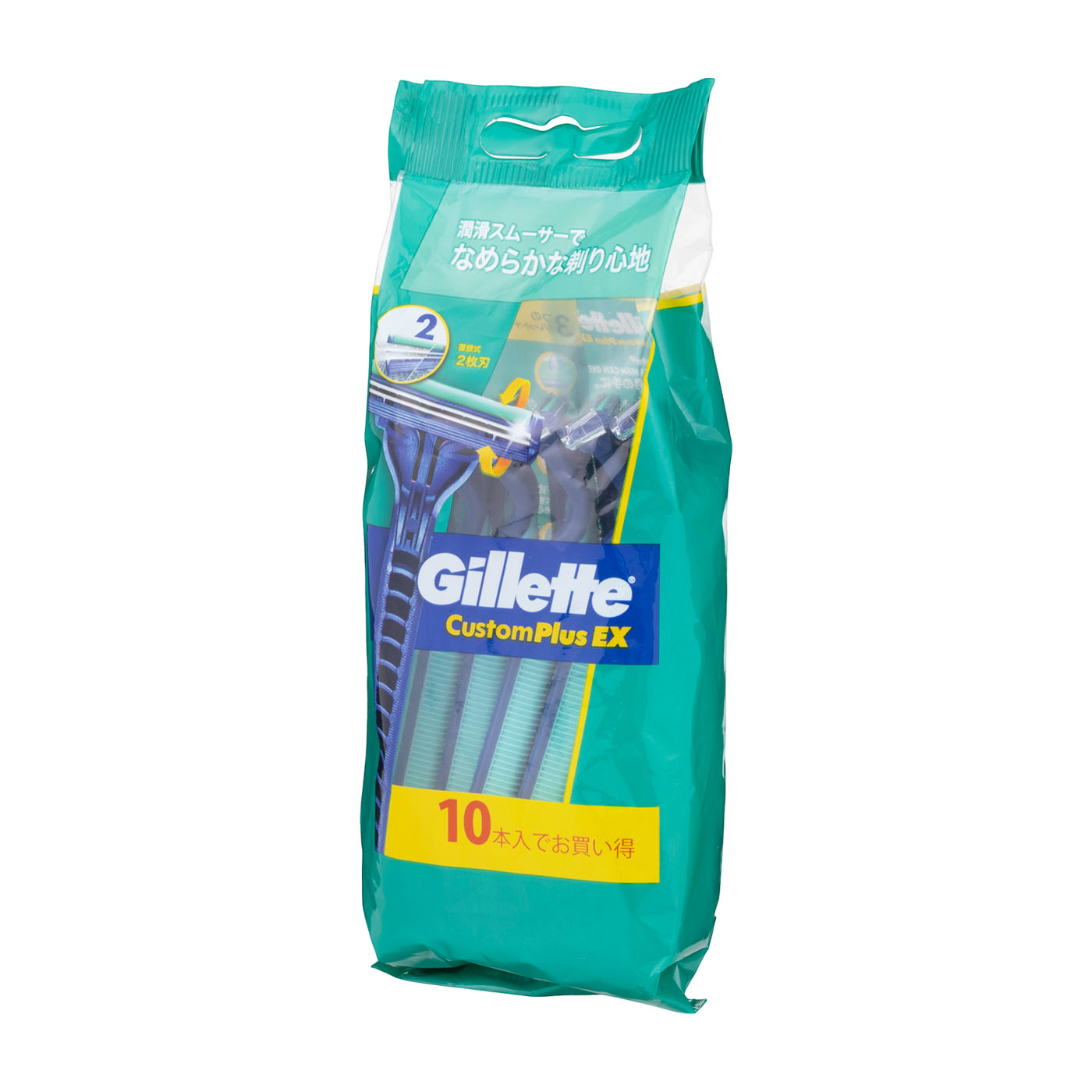 (未使用･未開封品)　ジレット カスタムプラスEX 首振式 6本入 gsx453j ジレット カスタム プラスEX 首振式 髭剃り ( 6本入 )/ : 爽快ドラッグ