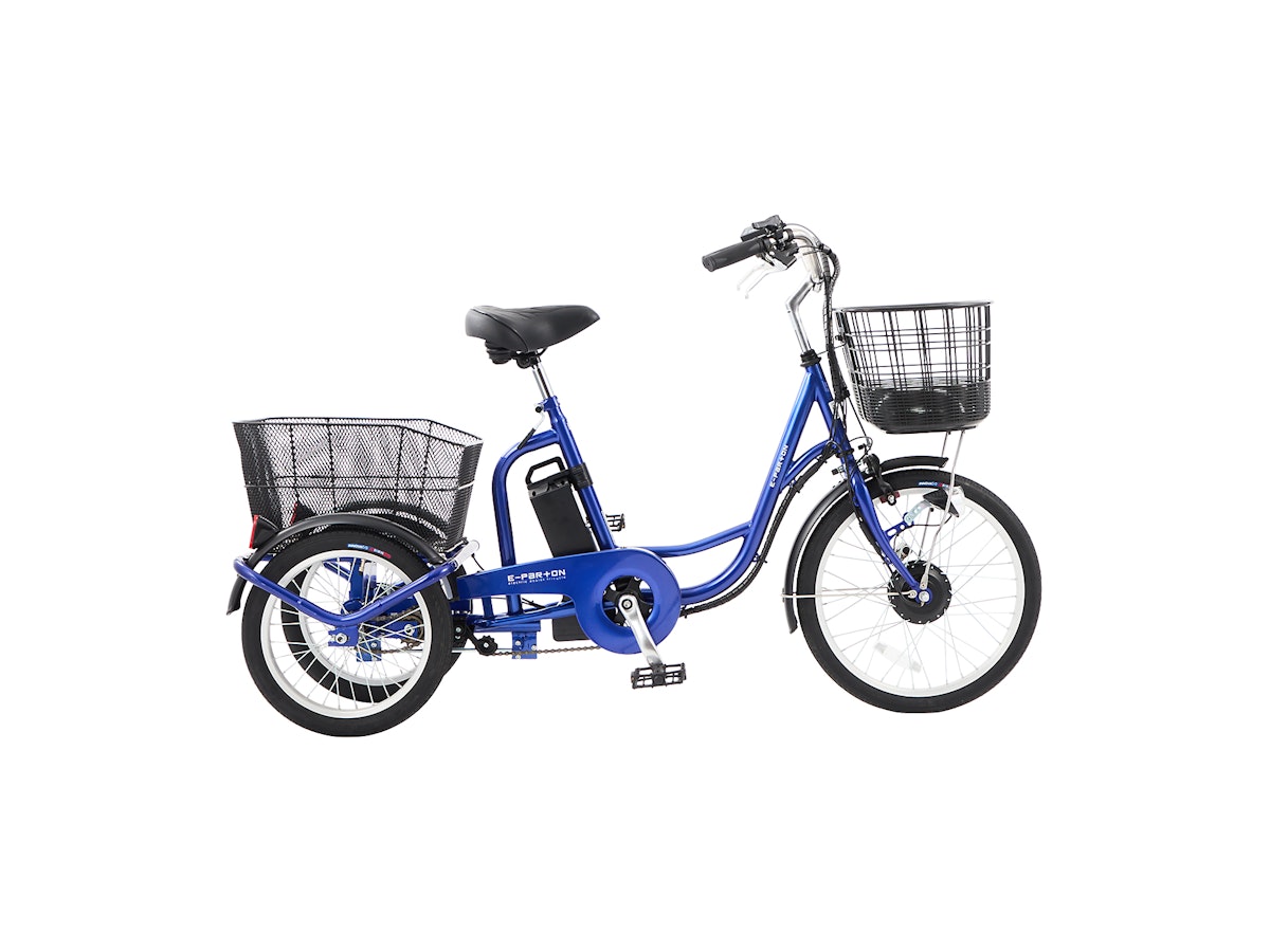 ミムゴ e-parton電動アシスト三輪自転車 BEPN20SBをレビュー!クチコミ ミムゴ e-parton電動アシスト三輪自転車 BEPN20SBをレビュー!クチコミ